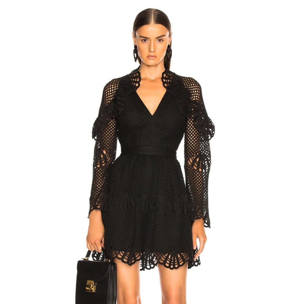 SOLD - Crochet dress by Self-Portrait